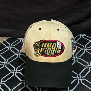 NBA Finals 1998 Cap - Black and Cream